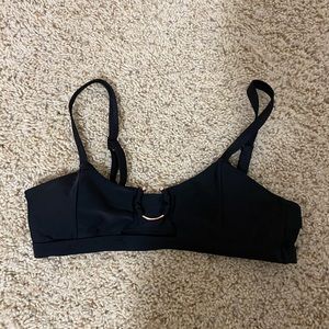 Black bikini top